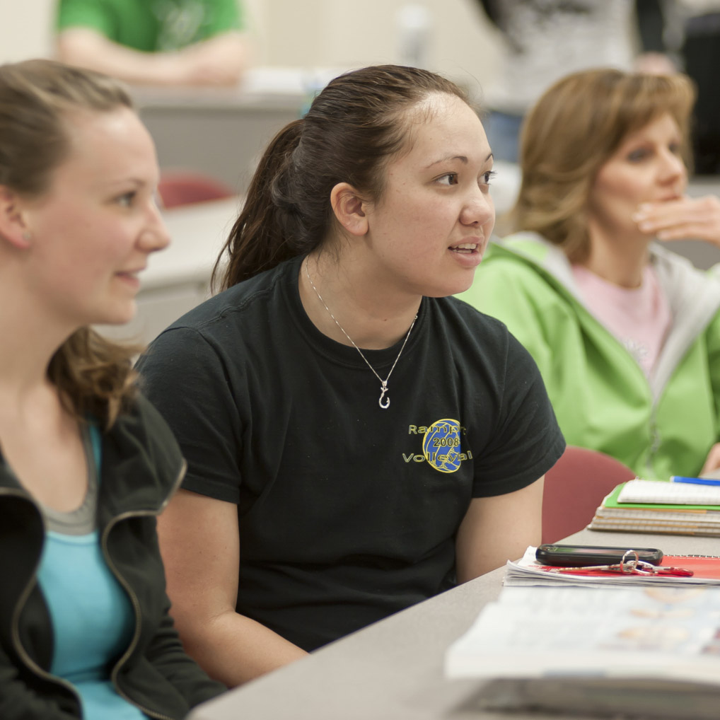 students in class