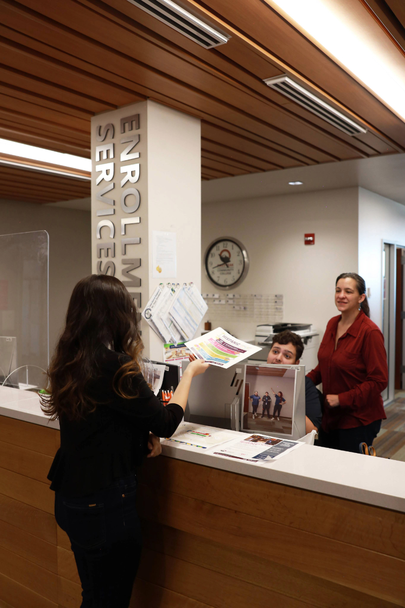 enrollment services counter