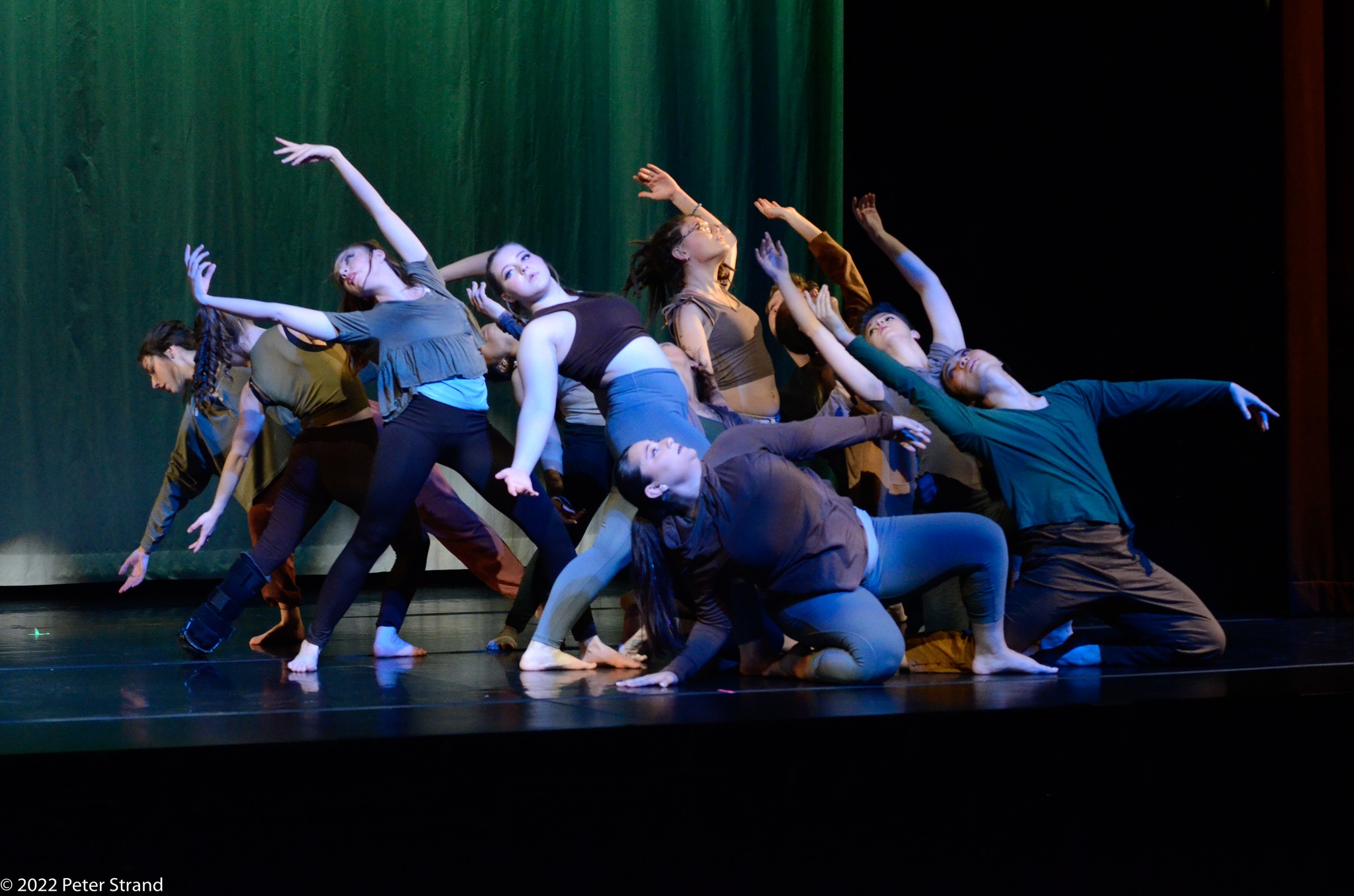 dance students in the studio