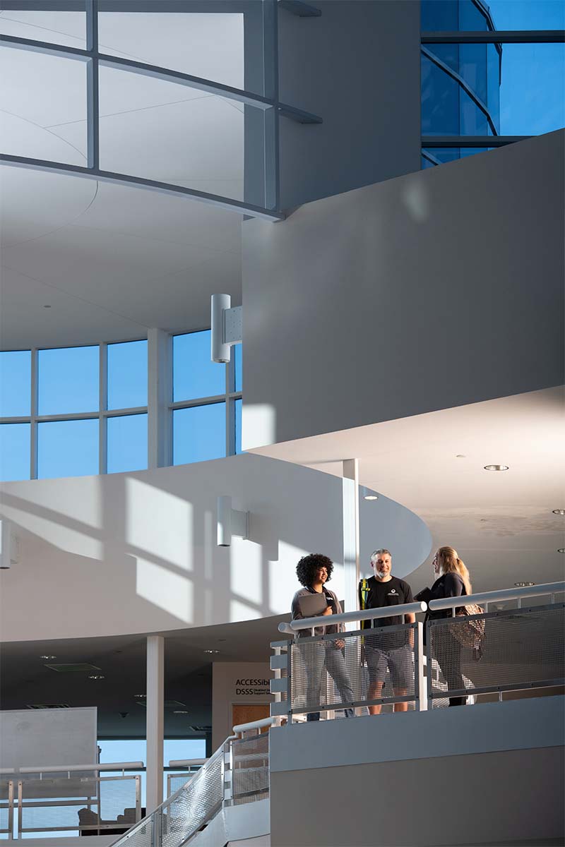 students at Rampart Range Campus