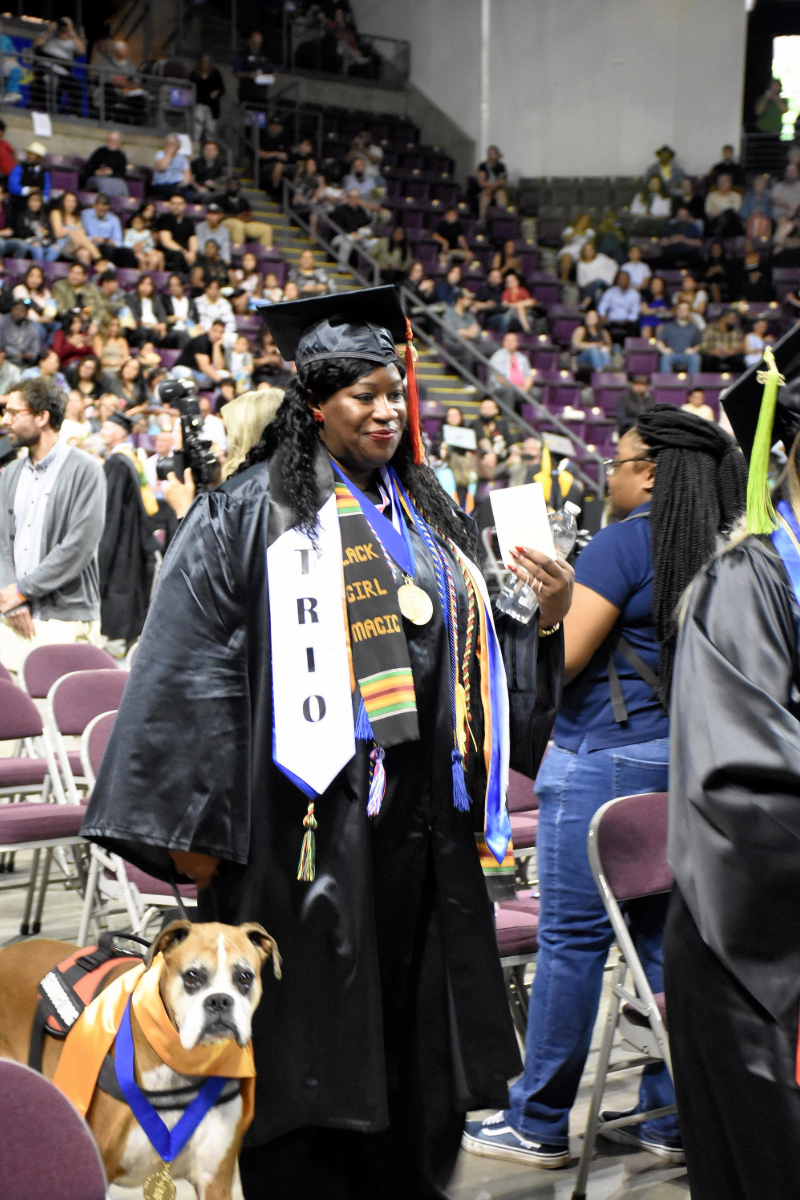 ppsc student at commencement ceremony