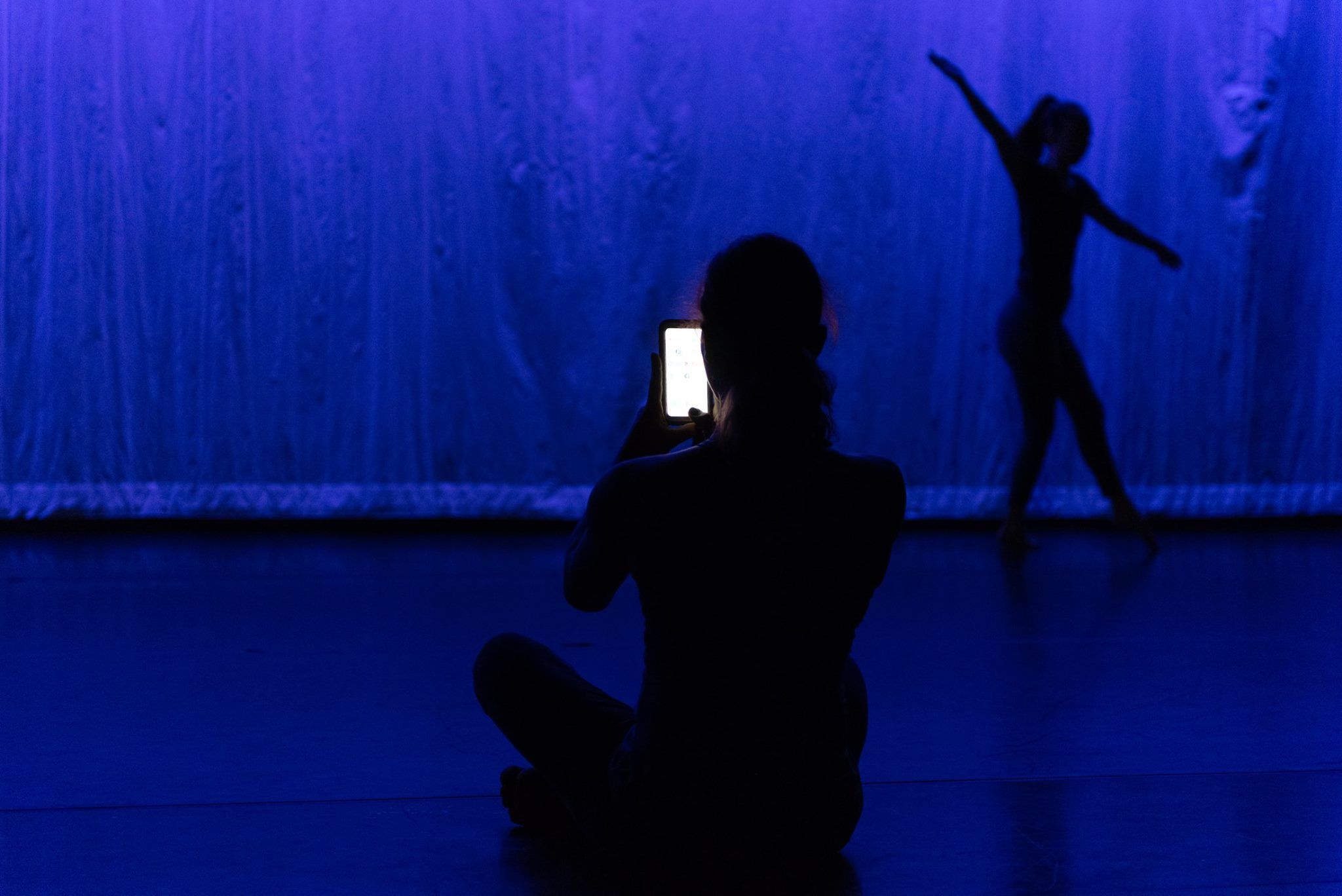 dance students in the studio